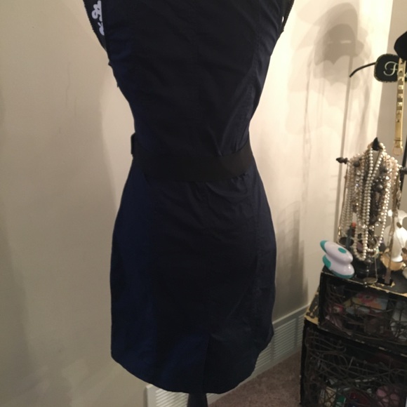 👗Navy Blue Banana Republic Dress Size 4👗 - Picture 5 of 7
